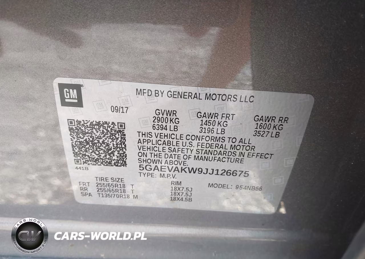 2018 Buick Enclave Essence VIN:5GAEVAKW9JJ126675 - 9