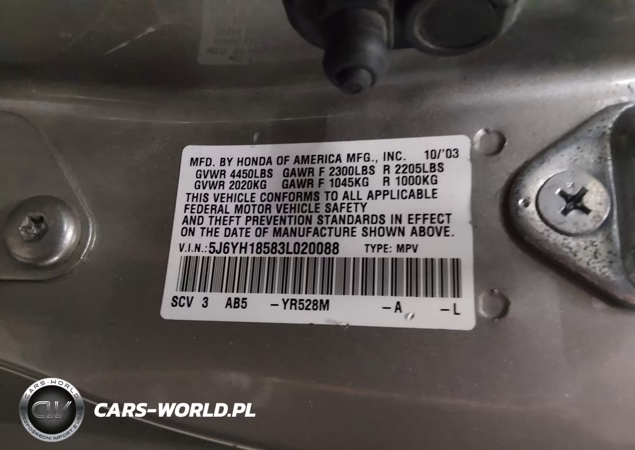 2003 Honda Element Ex VIN:5J6YH18583L020088 - 9