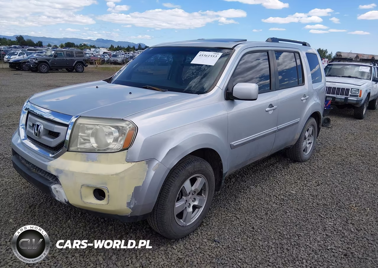2011 Honda Pilot Ex-L VIN:5FNYF3H54BB036202 - 2
