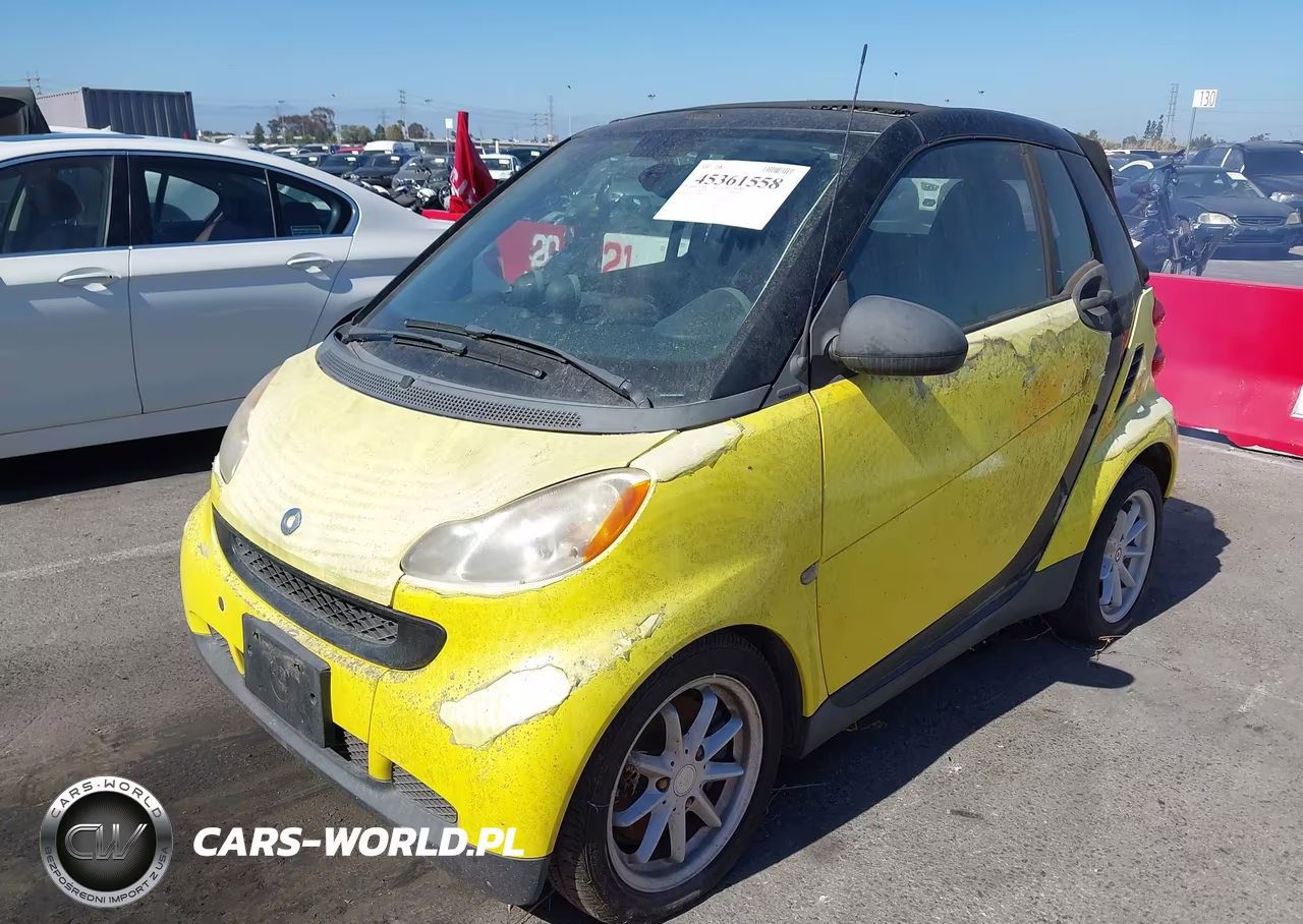 2008 Smart Fortwo Passion VIN:WMEEK31X48K176564 - 2