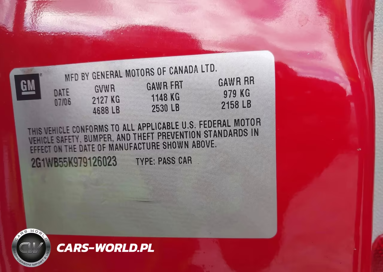 2007 Chevrolet Impala Ls VIN:2G1WB55K979126023 - 9