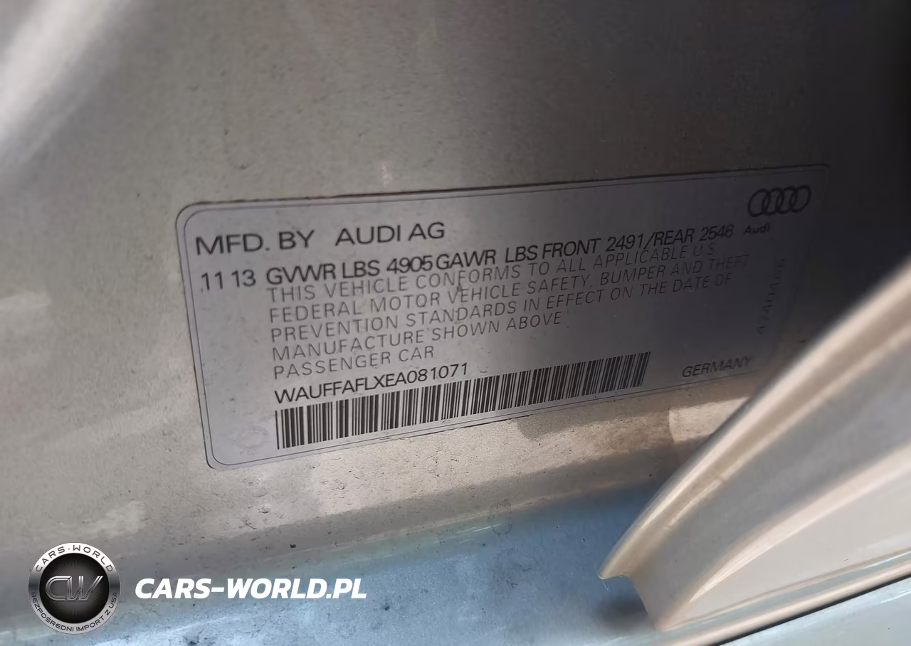 2014 Audi A4 2.0T Premium VIN:WAUFFAFLXEA081071 - 9