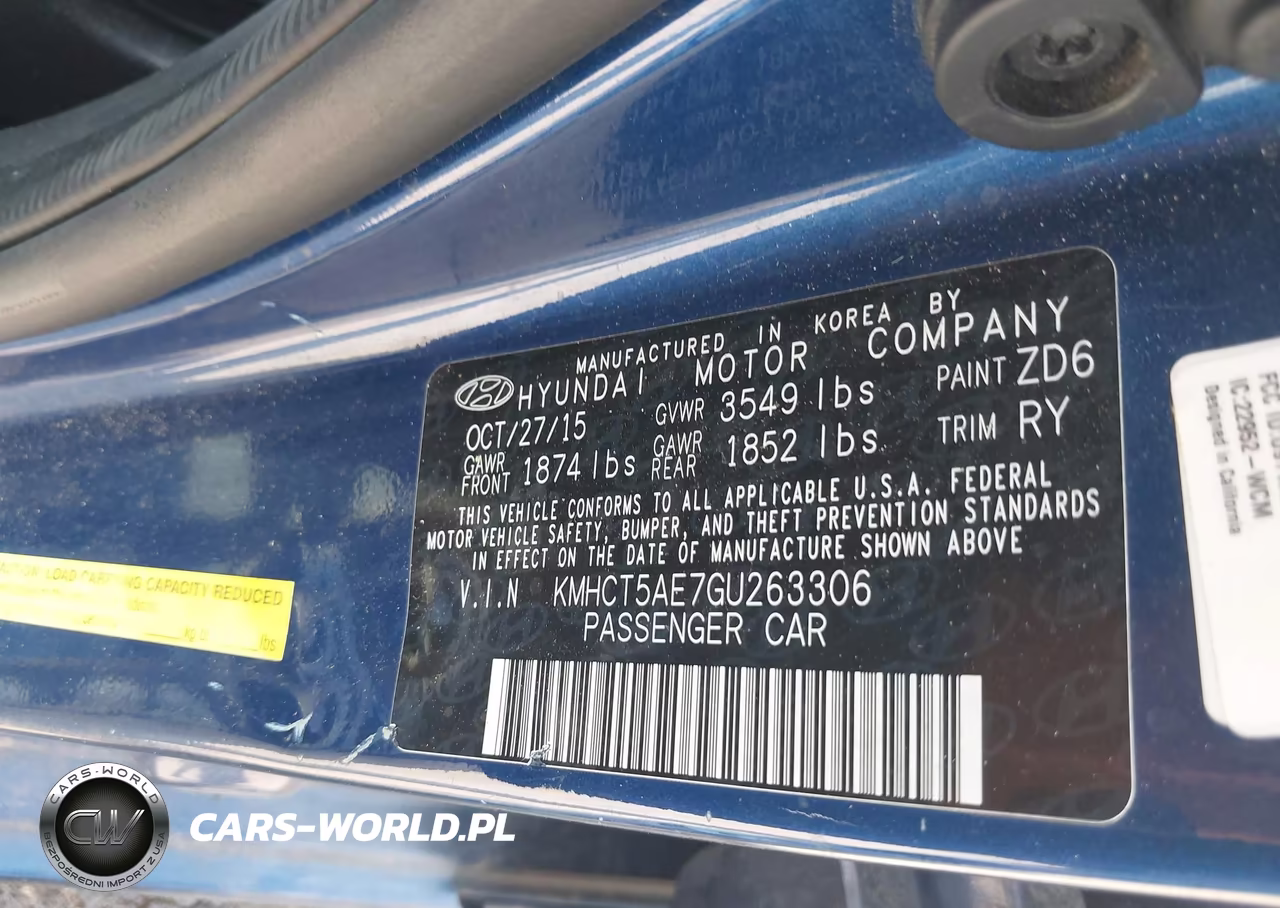 2016 Hyundai Accent Se VIN:KMHCT5AE7GU263306 - 9