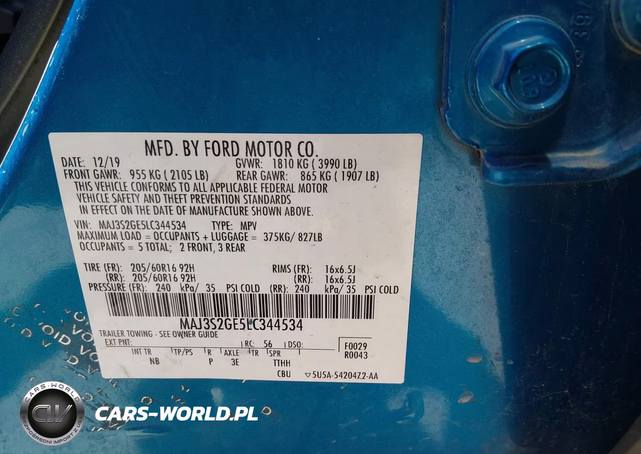 2020 Ford Ecosport Se VIN:MAJ3S2GE5LC344534 - 9