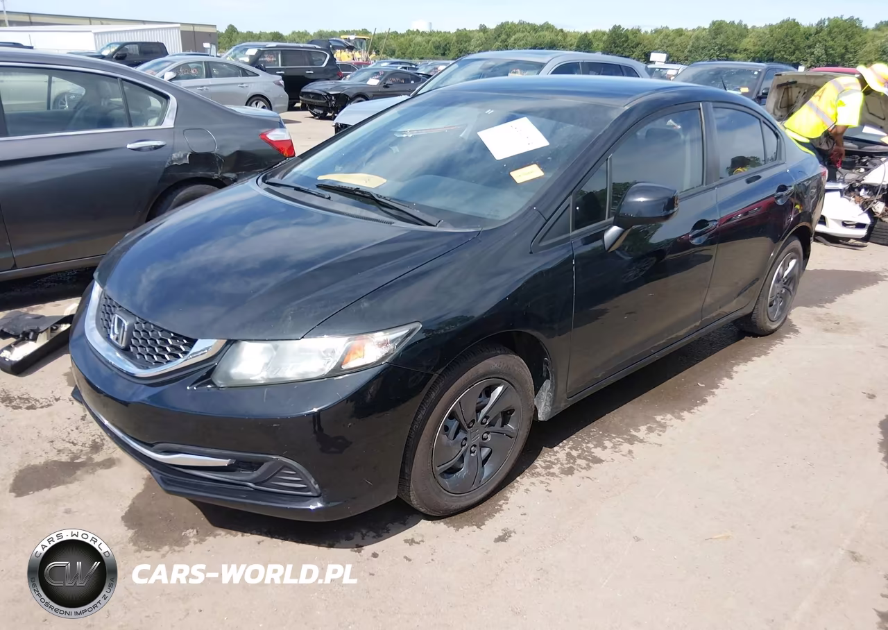 2013 Honda Civic Lx VIN:19XFB2F5XDE070587 - 2