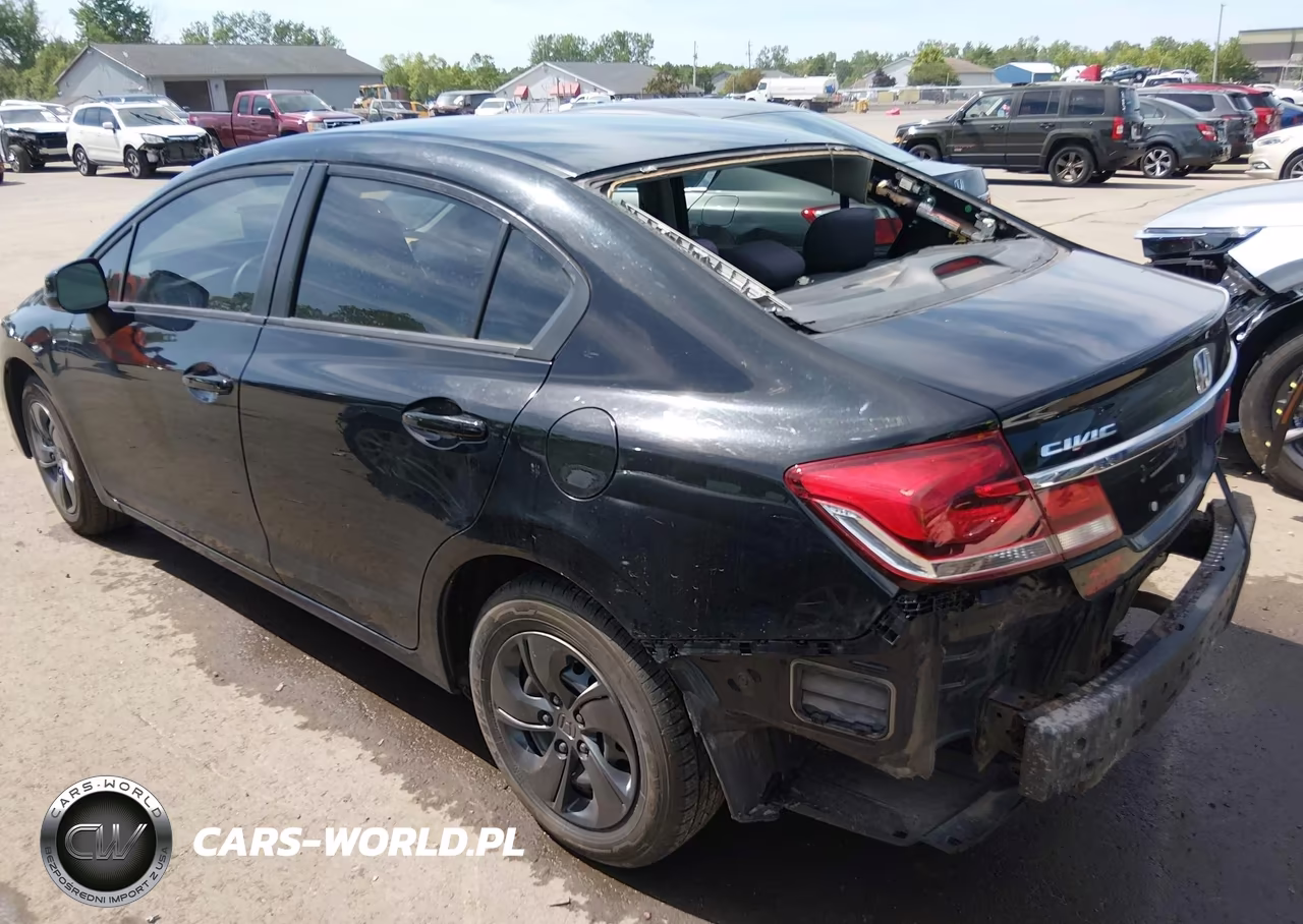 2013 Honda Civic Lx VIN:19XFB2F5XDE070587 - 3
