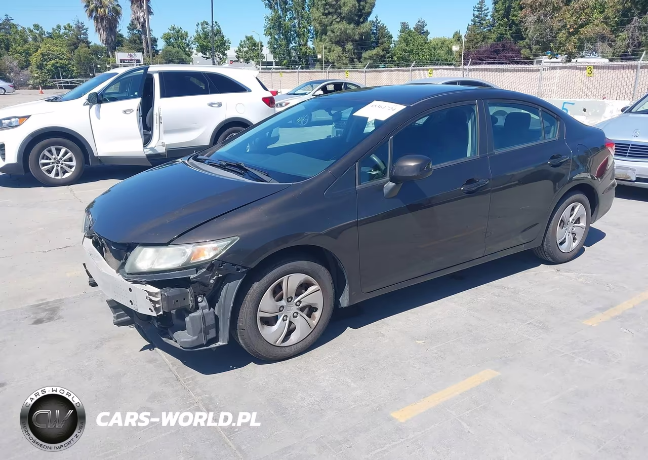 2013 Honda Civic Lx VIN:19XFB2F50DE228015 - 2