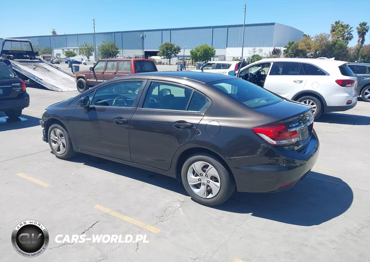 2013 Honda Civic Lx VIN:19XFB2F50DE228015 - 3
