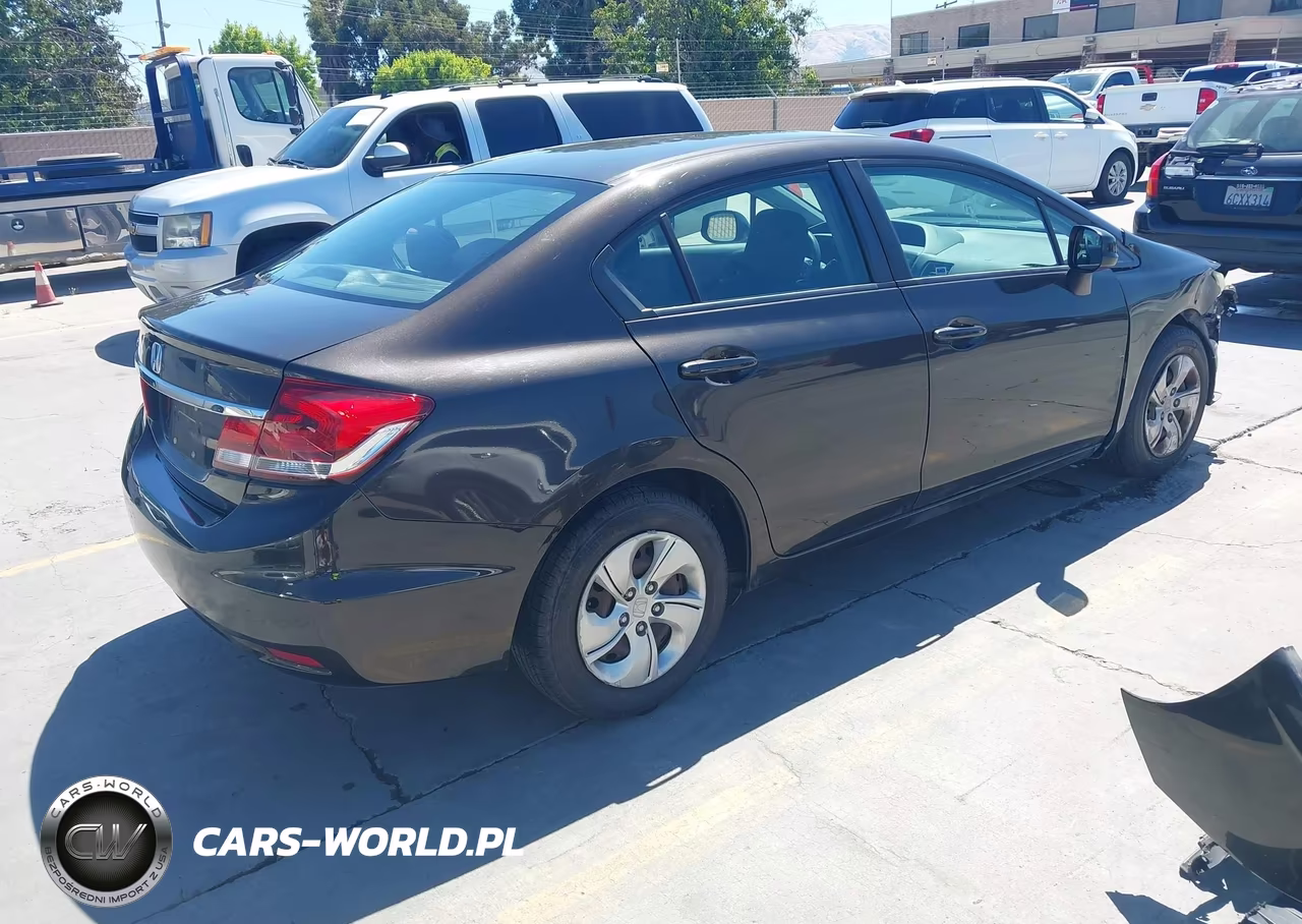 2013 Honda Civic Lx VIN:19XFB2F50DE228015 - 4