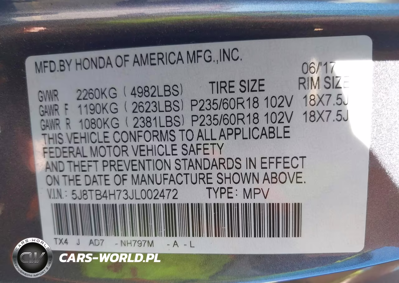 2018 Acura Rdx Advance Package VIN:5J8TB4H73JL002472 - 9