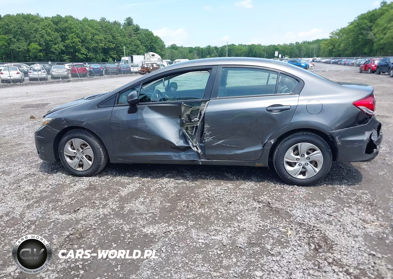 2013 Honda Civic Lx VIN:2HGFB2F50DH595177 - 14