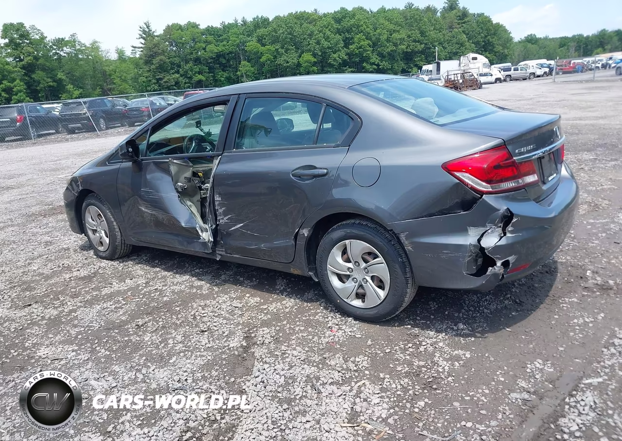 2013 Honda Civic Lx VIN:2HGFB2F50DH595177 - 3