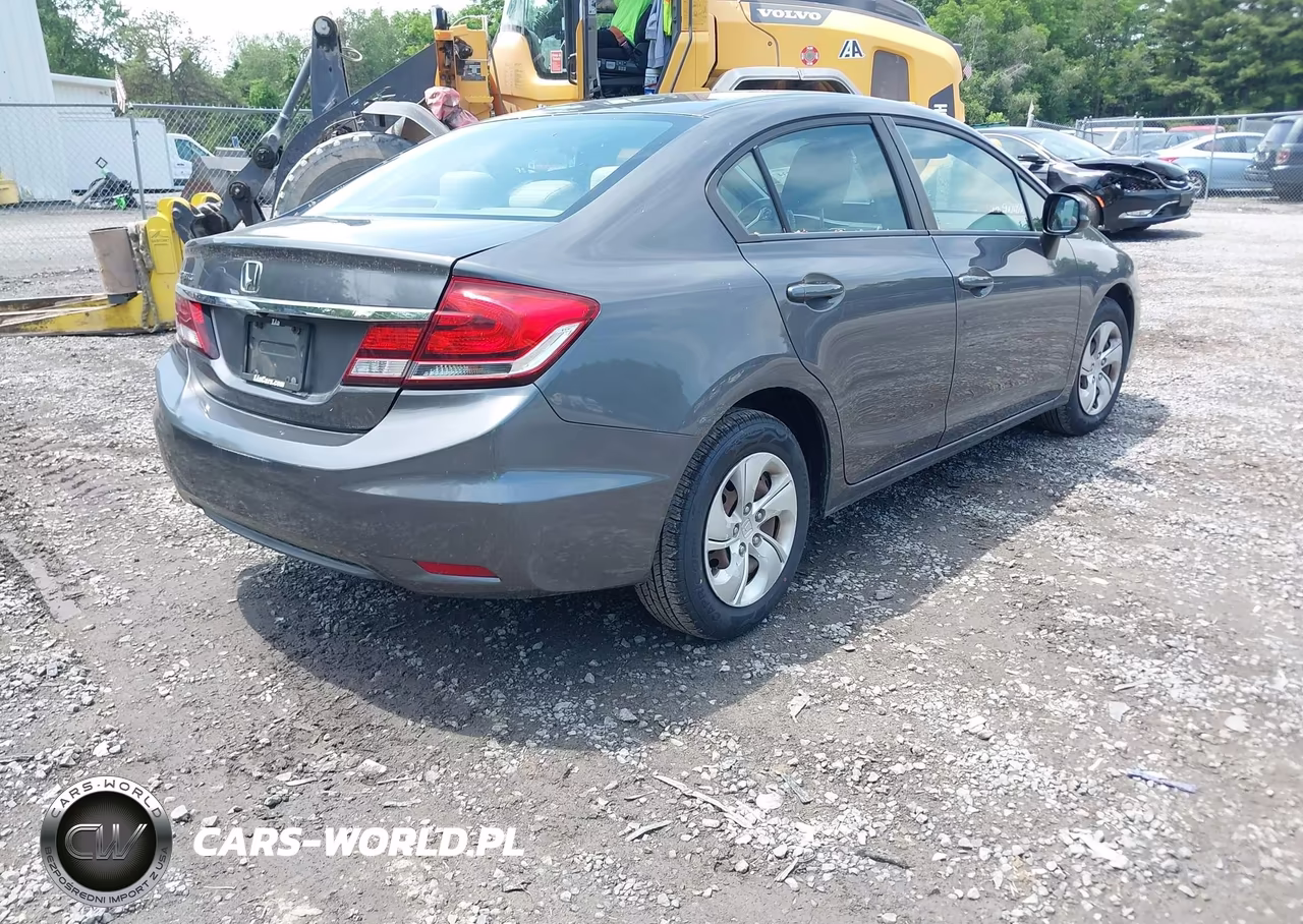 2013 Honda Civic Lx VIN:2HGFB2F50DH595177 - 4