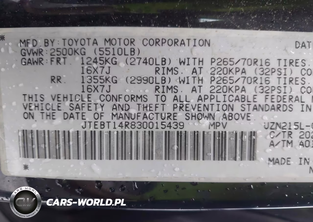 2003 Toyota 4Runner Sr5 V8 VIN:JTEBT14R830015439 - 9