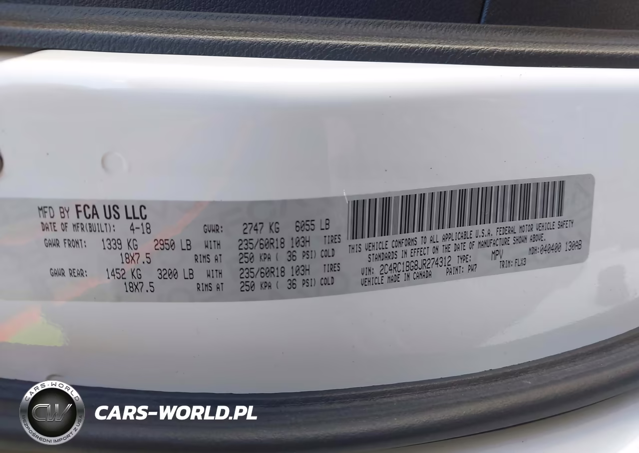 2018 Chrysler Pacifica Touring L VIN:2C4RC1BG8JR274312 - 9