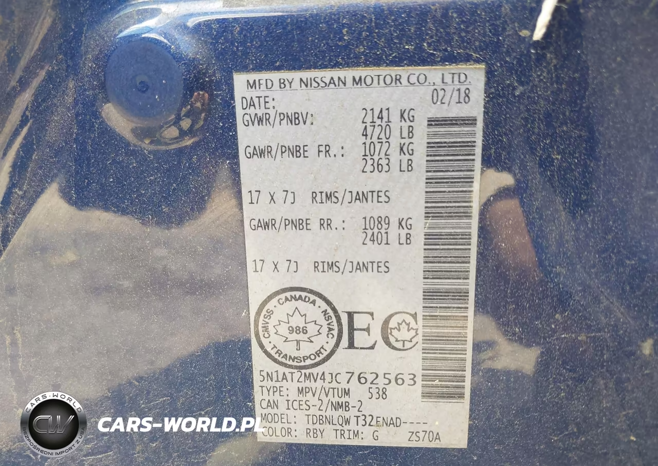 2018 Nissan Rogue S-Sl-Sv VIN:5N1AT2MV4JC762563 - 9