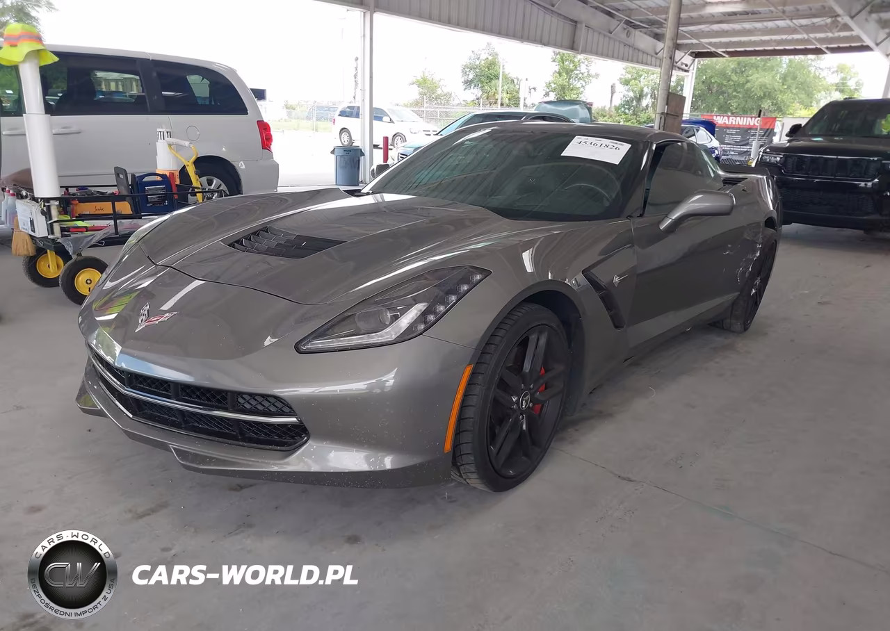 2015 Chevrolet Corvette Stingray Z51 VIN:1G1YK2D75F5102592 - 2