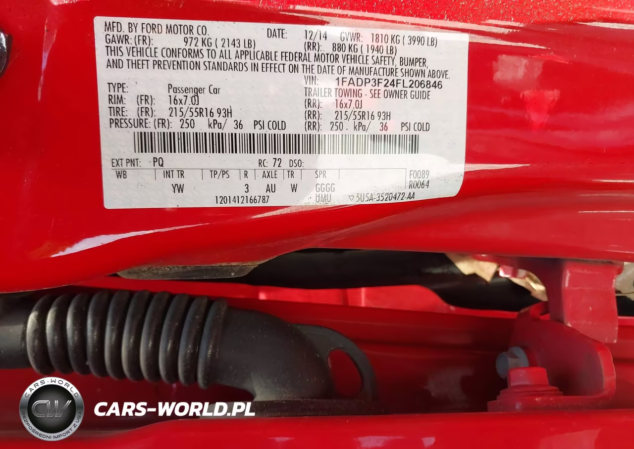 2015 Ford Focus Se VIN:1FADP3F24FL206846 - 9