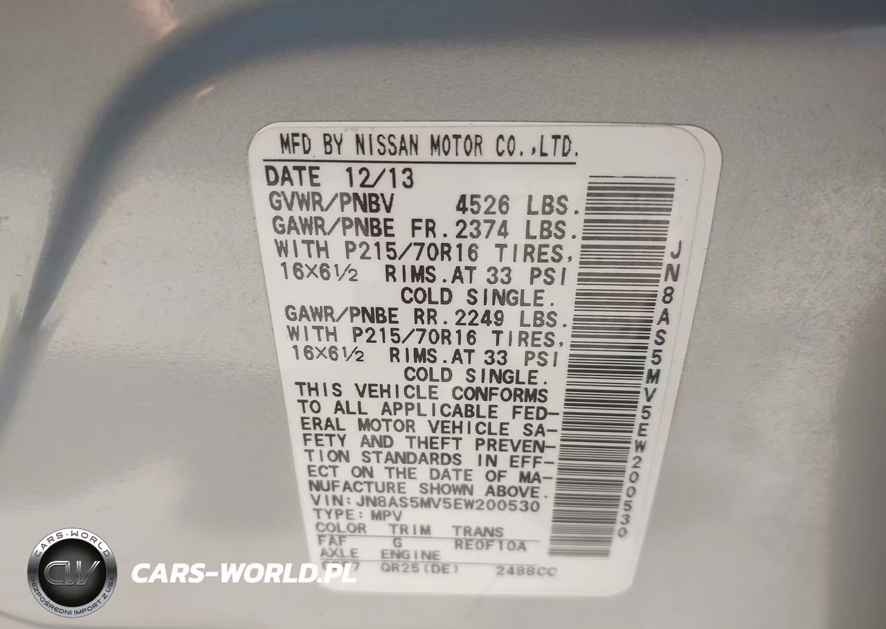 2014 Nissan Rogue Select S VIN:JN8AS5MV5EW200530 - 9
