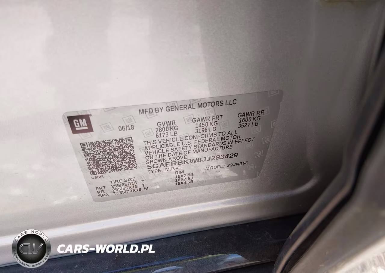 2018 Buick Enclave Essence VIN:5GAERBKW8JJ283429 - 9