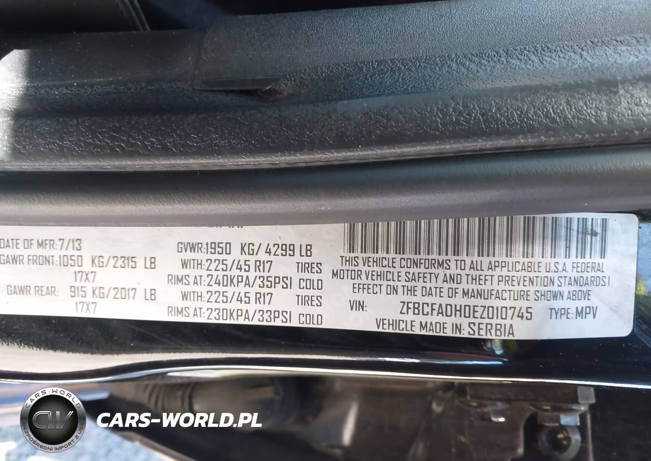 2014 Fiat 500L Trekking VIN:ZFBCFADH0EZ010745 - 9