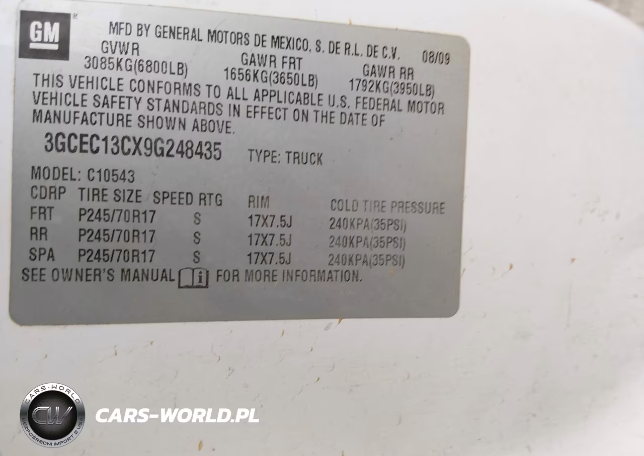2009 Chevrolet Silverado 1500 Ls VIN:3GCEC13CX9G248435 - 9