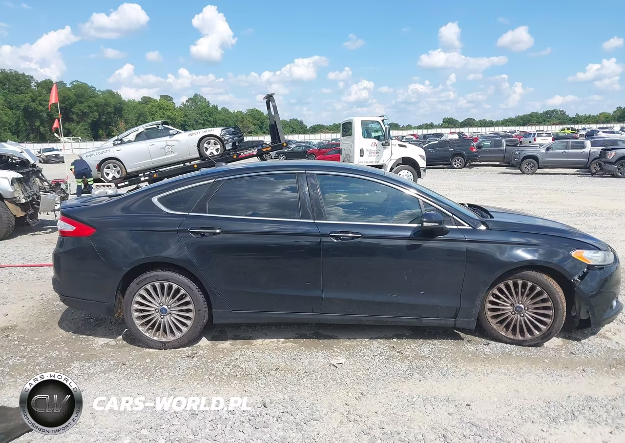 2016 Ford Fusion Titanium VIN:3FA6P0K98GR150925 - 13