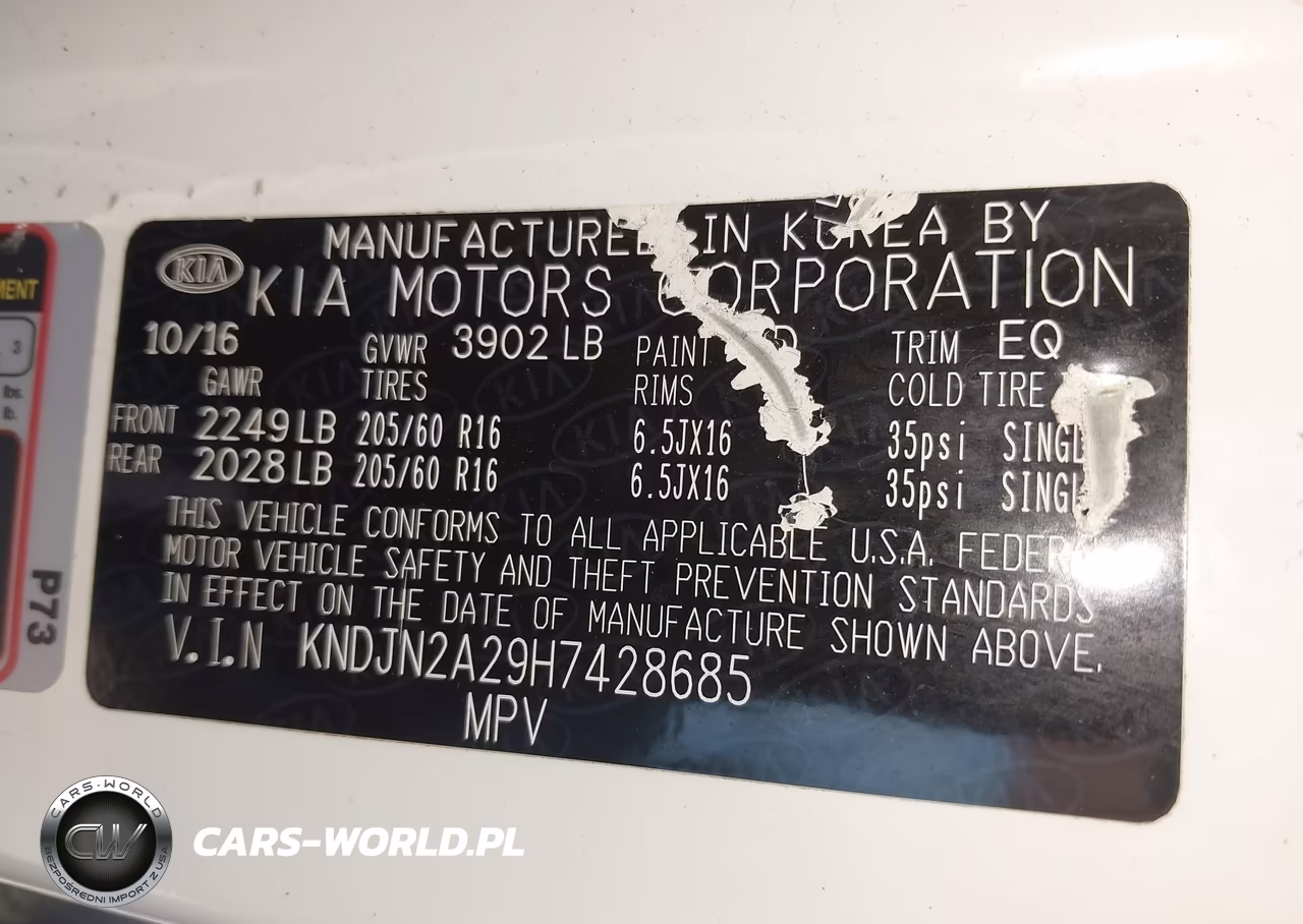 2017 Kia Soul VIN:KNDJN2A29H7428685 - 9