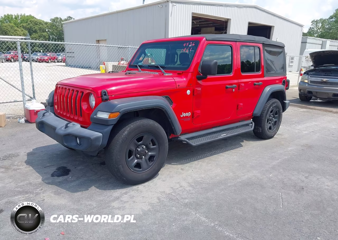 2018 Jeep Wrangler Unlimited Sport 4X4 VIN:1C4HJXDG6JW140245 - 2