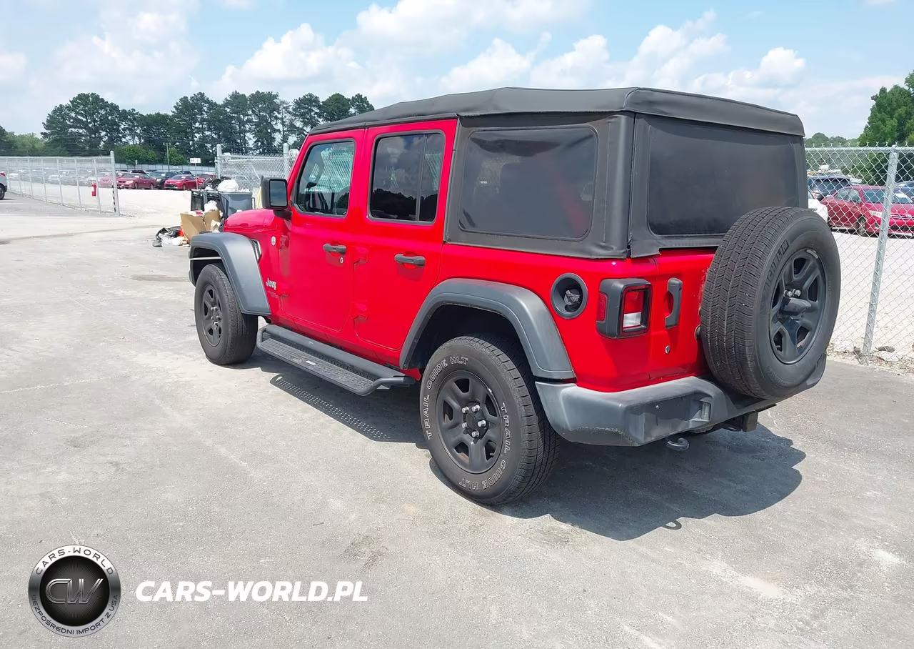 2018 Jeep Wrangler Unlimited Sport 4X4 VIN:1C4HJXDG6JW140245 - 3