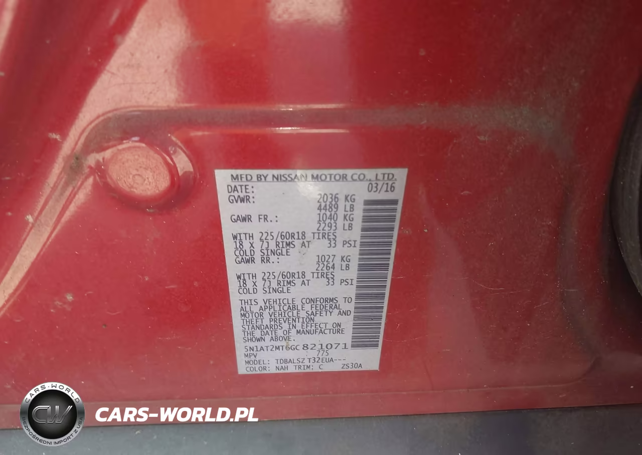 2016 Nissan Rogue Sl VIN:5N1AT2MT6GC821071 - 9