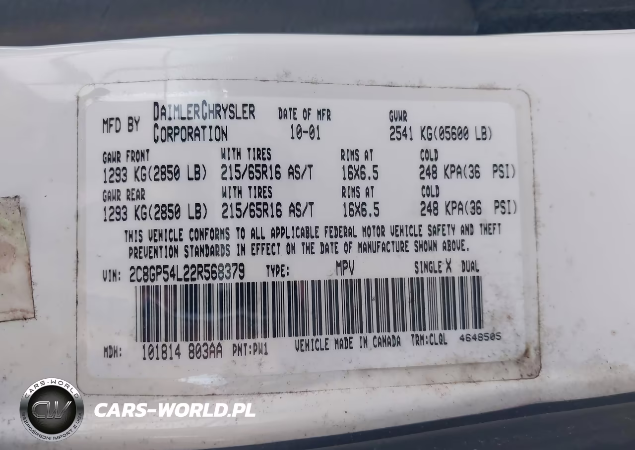 2002 Chrysler Town & Country Lxi VIN:2C8GP54L22R568379 - 9