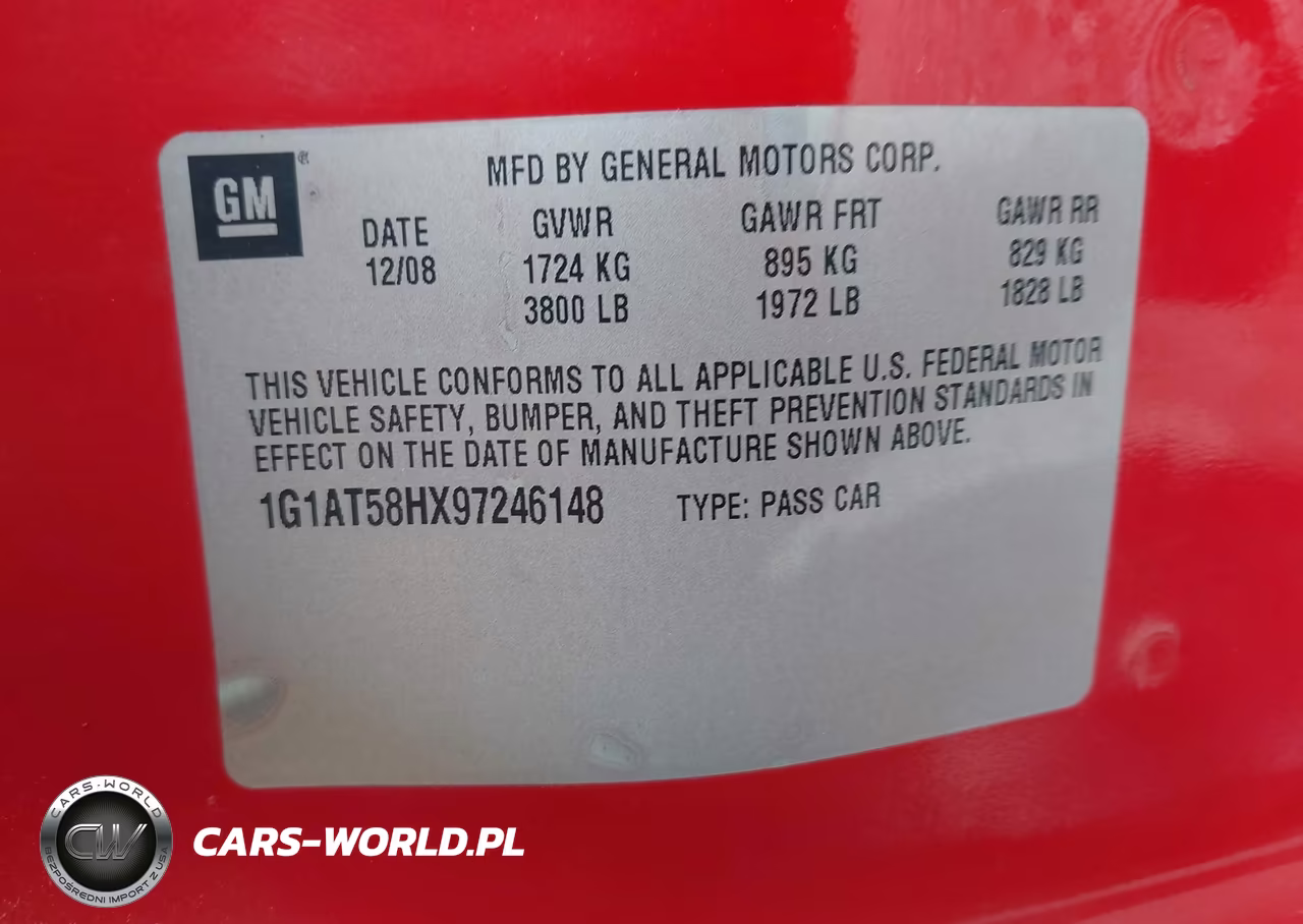 2009 Chevrolet Cobalt Lt VIN:1G1AT58HX97246148 - 9