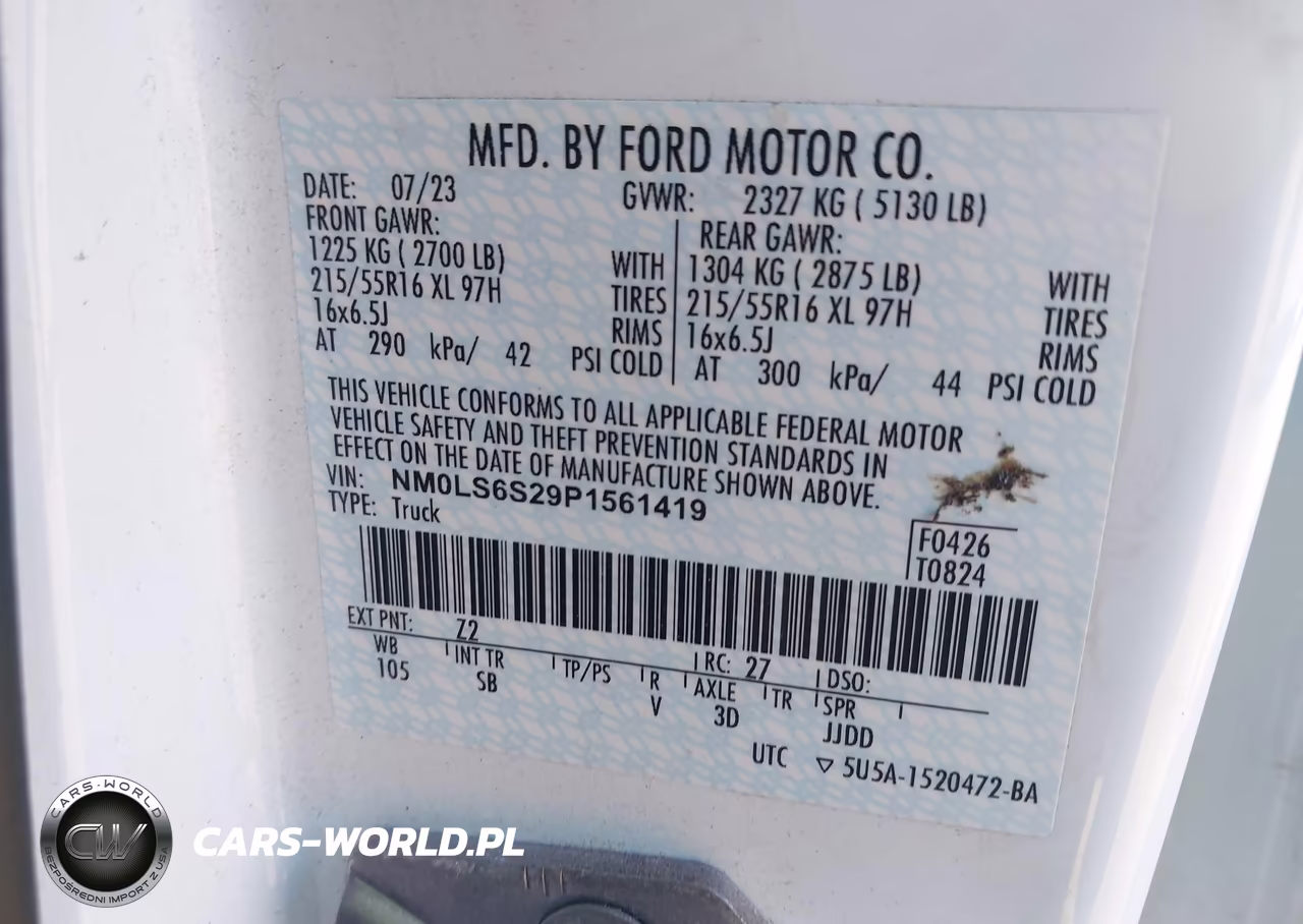 2023 Ford Transit Connect Xl VIN:NM0LS6S29P1561419 - 9