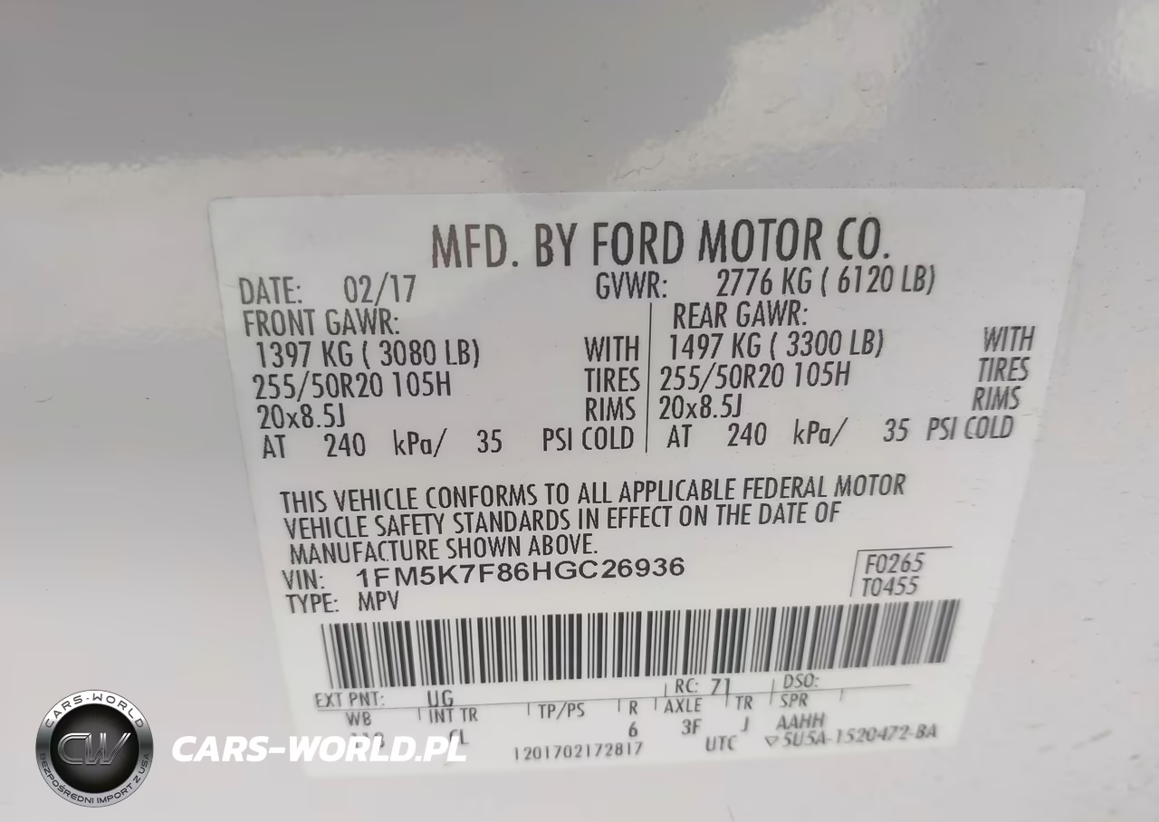 2017 Ford Explorer Limited VIN:1FM5K7F86HGC26936 - 9