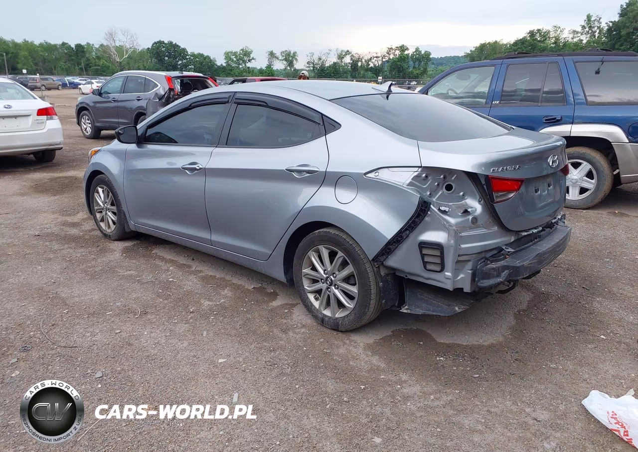 2015 Hyundai Elantra Se VIN:5NPDH4AE8FH632199 - 3
