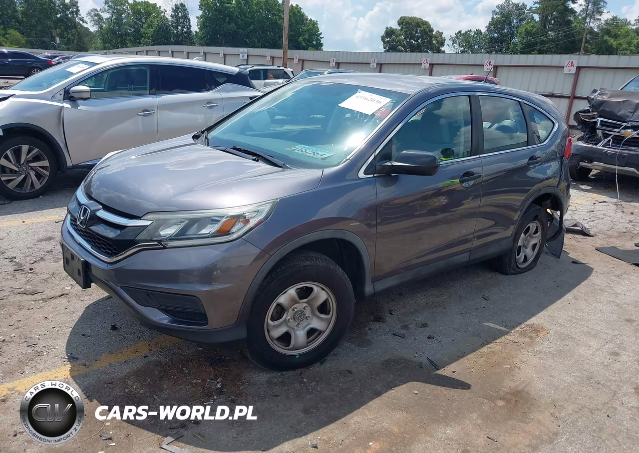 2015 Honda Cr-V Lx VIN:5J6RM4H32FL122328 - 2