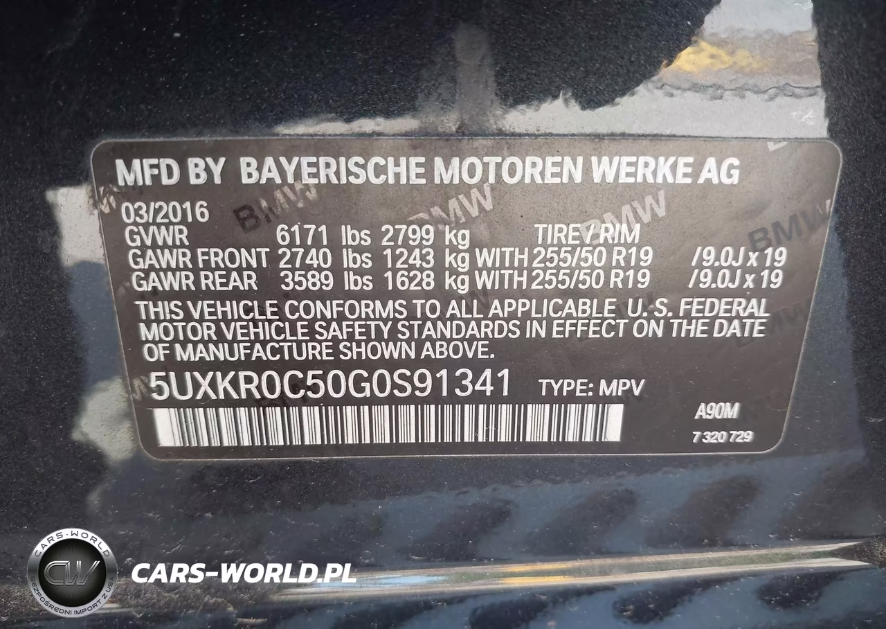 2016 BMW X5 xDrive35I VIN:5UXKR0C50G0S91341 - 9