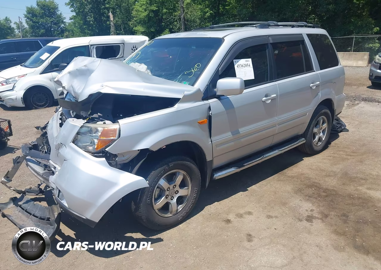 2007 Honda Pilot Ex-L VIN:2HKYF185X7H523398 - 2