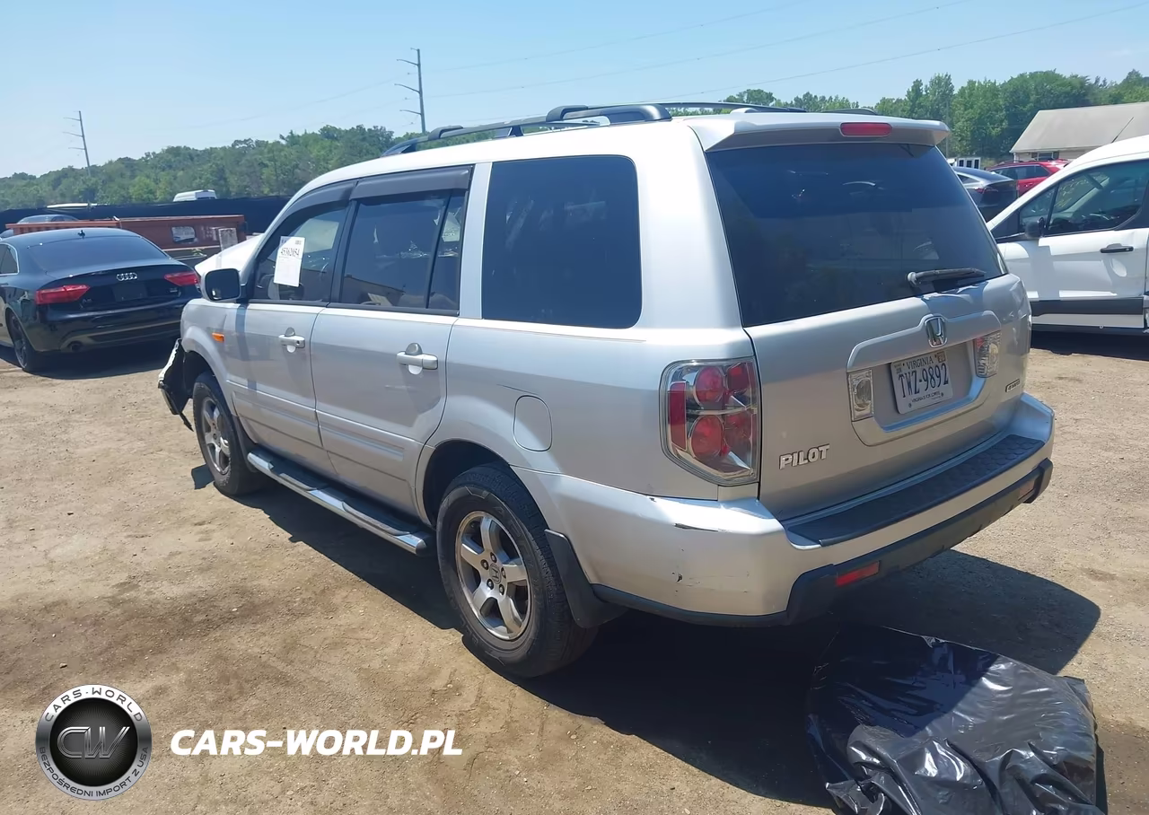 2007 Honda Pilot Ex-L VIN:2HKYF185X7H523398 - 3