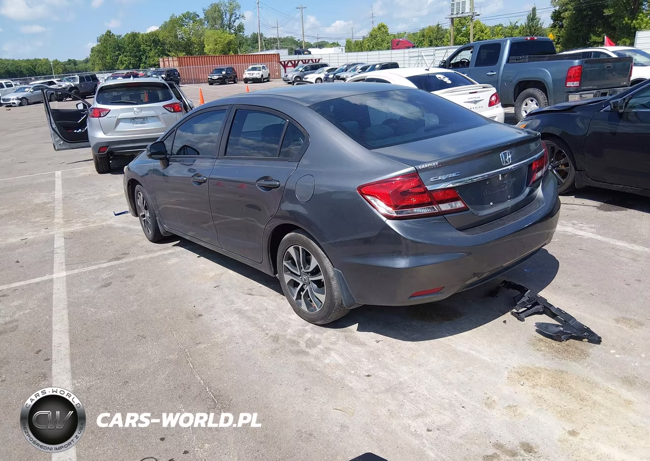 2013 Honda Civic Ex VIN:19XFB2F84DE074631 - 3