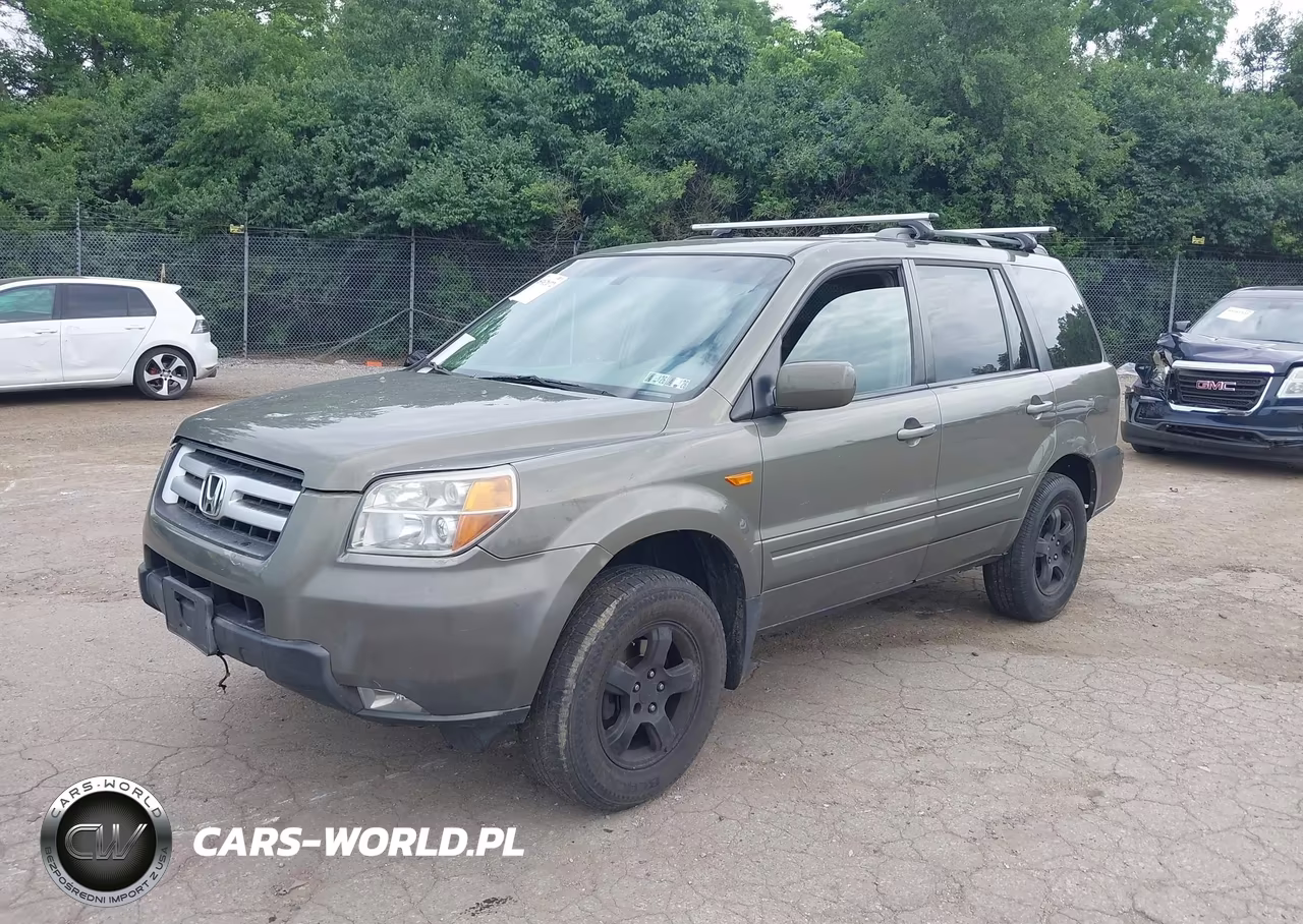 2007 Honda Pilot Ex VIN:2HKYF18437H538560 - 2
