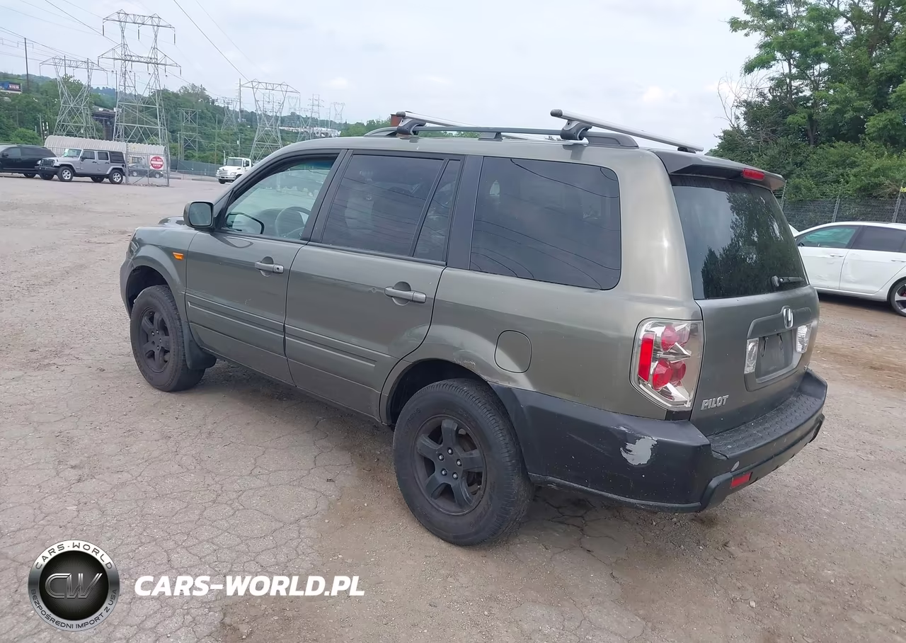 2007 Honda Pilot Ex VIN:2HKYF18437H538560 - 3
