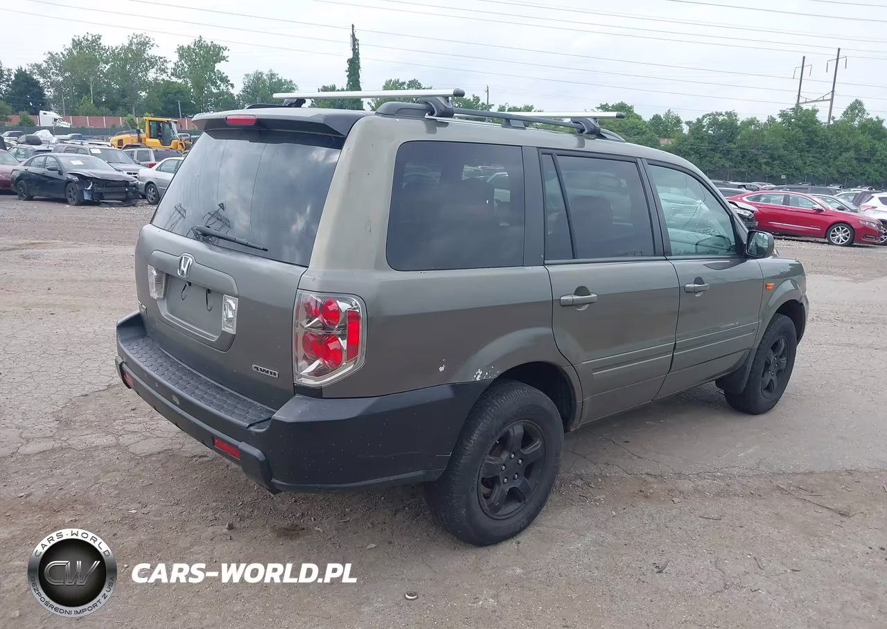 2007 Honda Pilot Ex VIN:2HKYF18437H538560 - 4