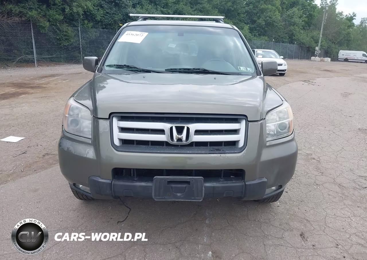 2007 Honda Pilot Ex VIN:2HKYF18437H538560 - 6