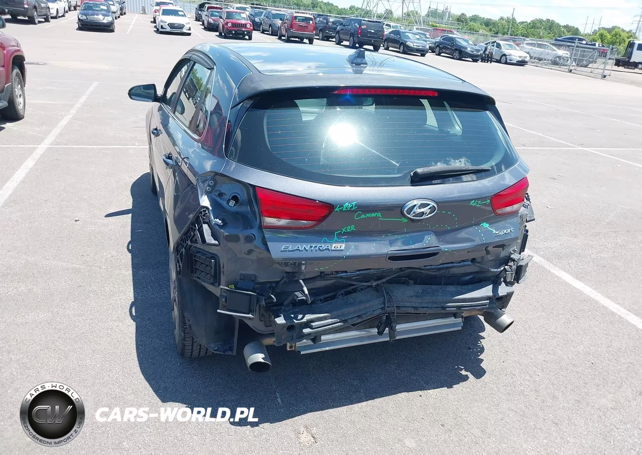 2018 Hyundai Elantra Gt Sport VIN:KMHH55LC0JU071521 - 17