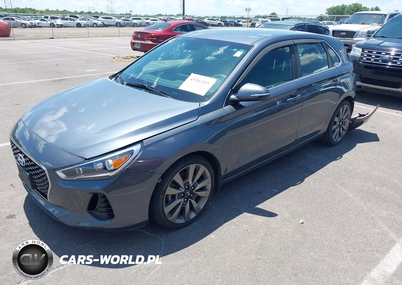 2018 Hyundai Elantra Gt Sport VIN:KMHH55LC0JU071521 - 2