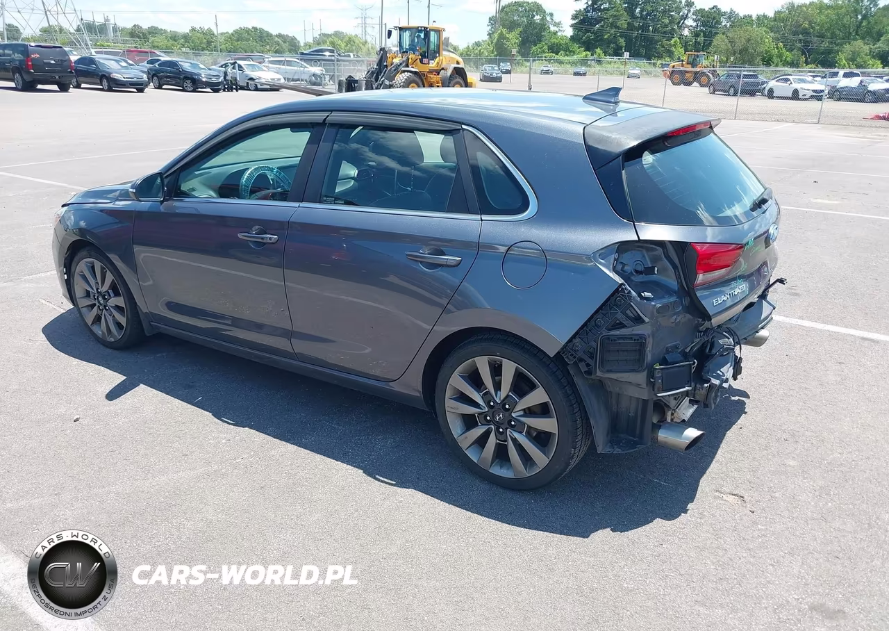 2018 Hyundai Elantra Gt Sport VIN:KMHH55LC0JU071521 - 3