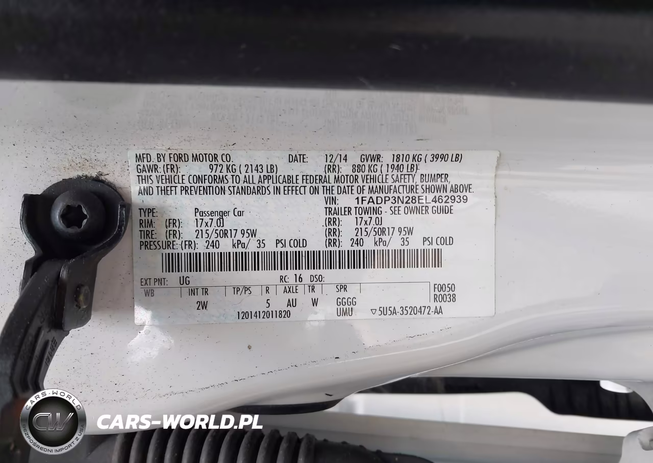 2014 Ford Focus Titanium VIN:1FADP3N28EL462939 - 9
