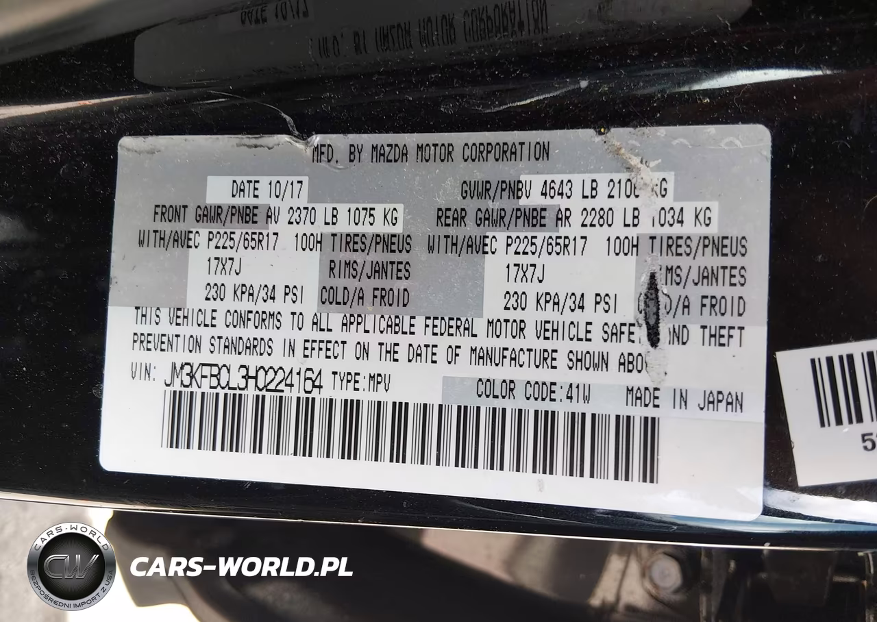2017 Mazda Cx-5 Touring VIN:JM3KFBCL3H0224164 - 9